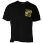 Black Logo Print Cotton Short Sleeves T-shirt