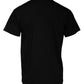 Black Cotton Logo Print Crew Neck Short Sleeves T-shirt