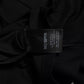 Black Cotton Logo Print Crew Neck Short Sleeves T-shirt