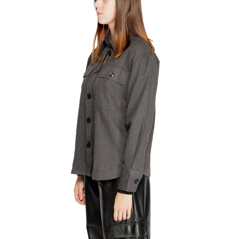 Black Recycled Cotton Blouse