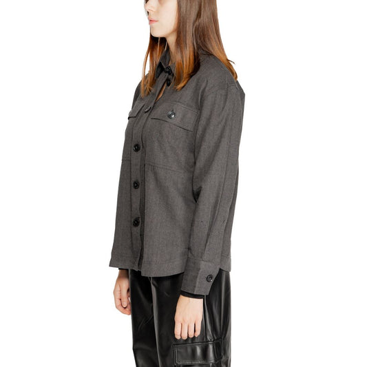 Black Recycled Cotton Blouse