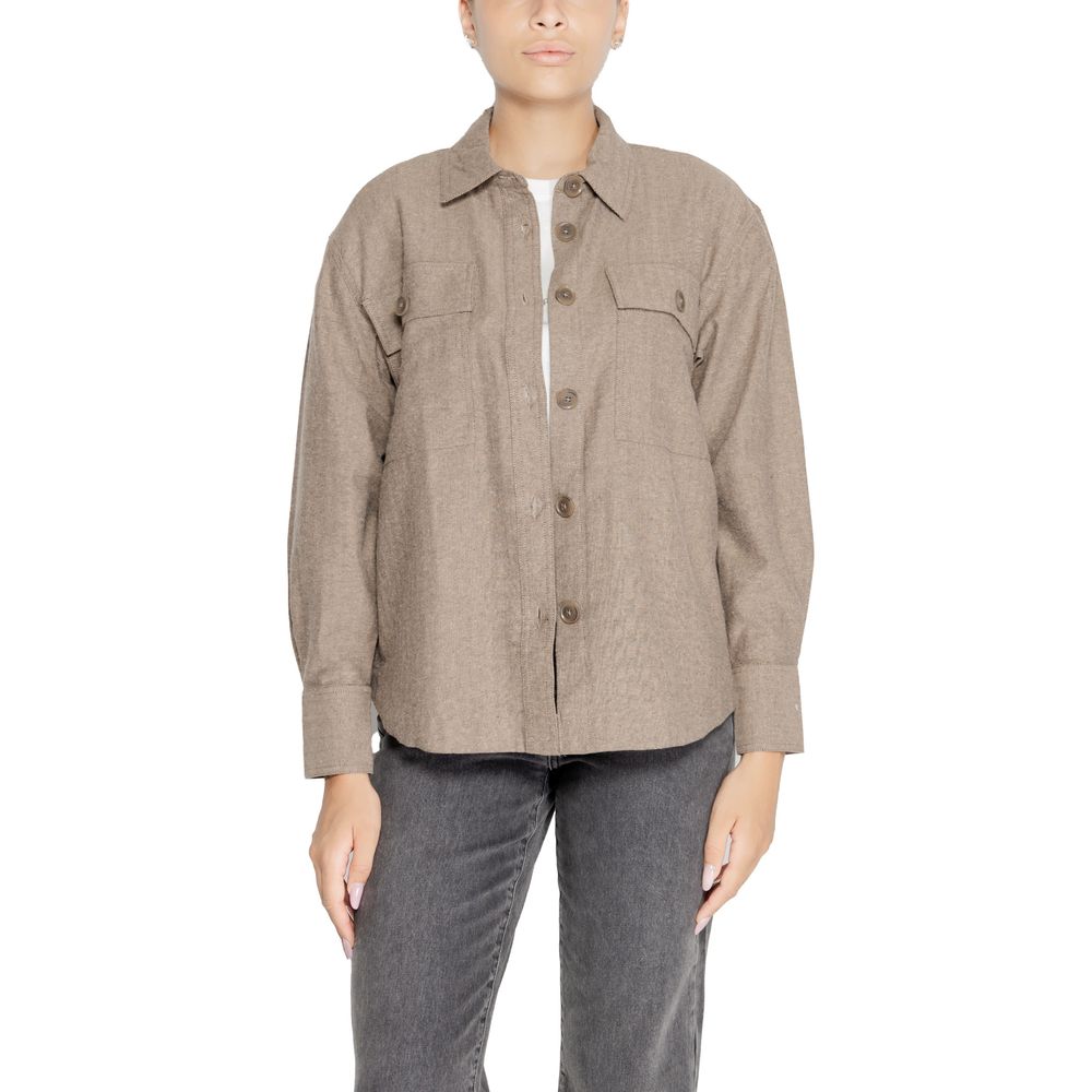 Beige Recycled Cotton Blouse