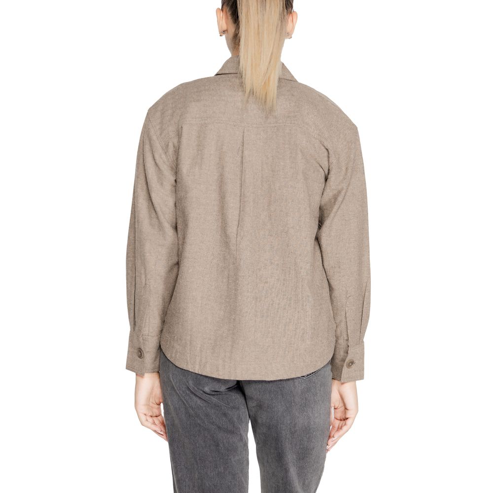 Beige Recycled Cotton Blouse
