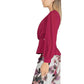 Bordeaux Polyester Blouse