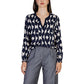 Blue Viscose Blouse