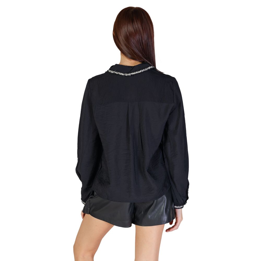 Black Viscose Blouse