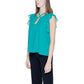 Green Polyester Blouse