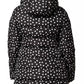 Black Polyester Hooded Reversible Jacket