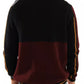 Multicolor KING Knight Monkey Knitted Cashmere Wool Sweater