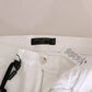 White Crystal Embellished Skinny Jeans