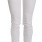 White Crystal Embellished Skinny Jeans