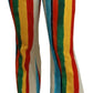 Multicolor Flared Riga Pittorica Pants