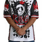 White King Panda Polyester T-shirt Top