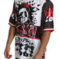 White King Panda Polyester T-shirt Top