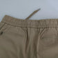 Beige Pin Up Print Cargo Pants