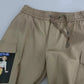 Beige Pin Up Print Cargo Pants