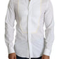 White Formal Tuxedo Dress GOLD Shirt