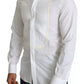 White Formal Tuxedo Dress GOLD Shirt