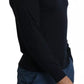 Black Cashmere Crew Neck Sweatshirt Sweater