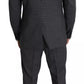 Gray Wool Men Formal 2 Piece MARTINI Suit