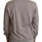 Gray Crown King Cotton Pullover Sweater
