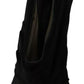 Black Tulle Ankle Boots Stiletto Heels Shoes