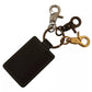 Green Leather D&G Logo Metal Ring Hook Keyring Keychain