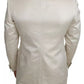 Beige Wool Crème 3 Piece SICILIA Shawl Suit