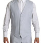 Light Blue SICILIA Wool 3 Piece Suit