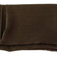 Green Striped Cashmere Wrap Fringes Scarf