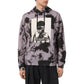 Gray Cotton Men Sweater with Hood