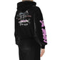 Black Cotton Women Sweatshirt
