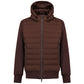 Brown Polyester Men Jacket