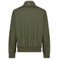 Green Cotton Men Bomber Jacket