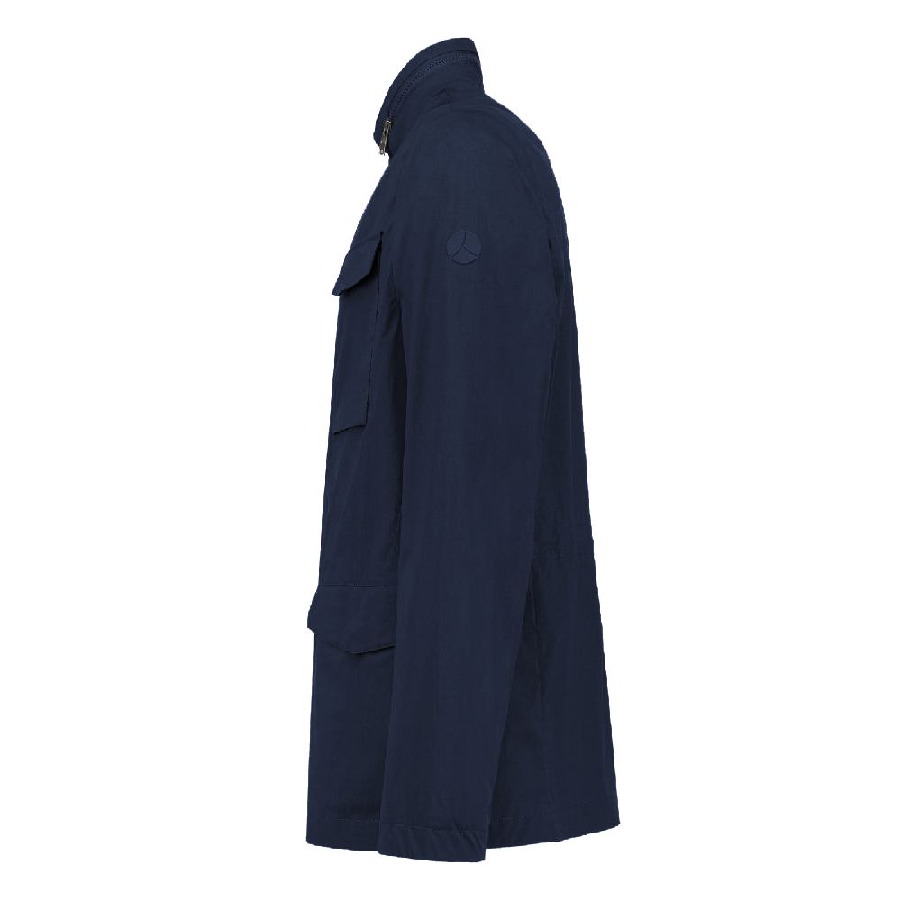 Blue Cotton Men's Jacket