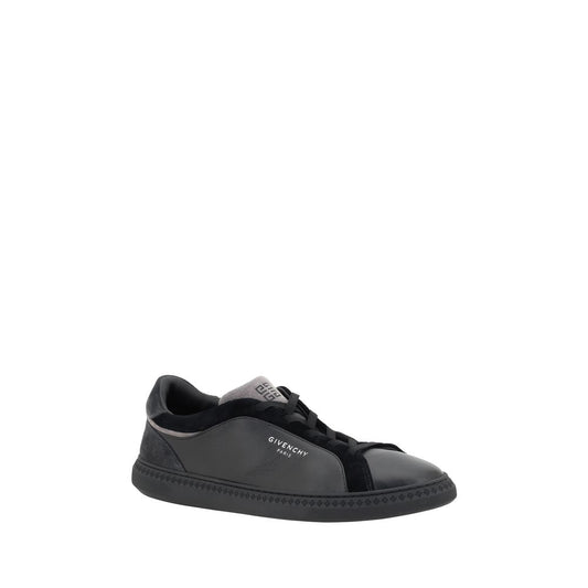 Black Leather G Set Sneakers