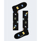 Black Cotton Sock