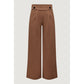 Brown Polyester Pant