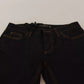 Blue Cotton Stretch Slim Fit Denim Jeans