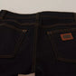 Blue Cotton Stretch Slim Fit Denim Jeans