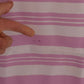Pink White Striped Cotton Wrap Shawl Scarf