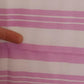 Pink White Striped Cotton Wrap Shawl Scarf
