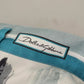 Blue Striped Silk Tapered Pants
