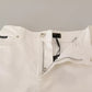 White MONICA Boot Cut Cotton Denim Jeans