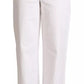 White MONICA Boot Cut Cotton Denim Jeans