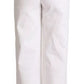 White MONICA Boot Cut Cotton Denim Jeans