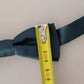 Blue 100% Silk Adjustable Neck Bow Tie Mens