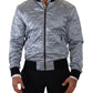 Light Blue Bomber Coat Men Jacket