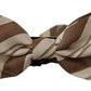 Multicolor Patterned Adjustable Neck Bow Tie Men
