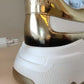 White Gold DAYMASTER Leather Sneakers Men Shoes